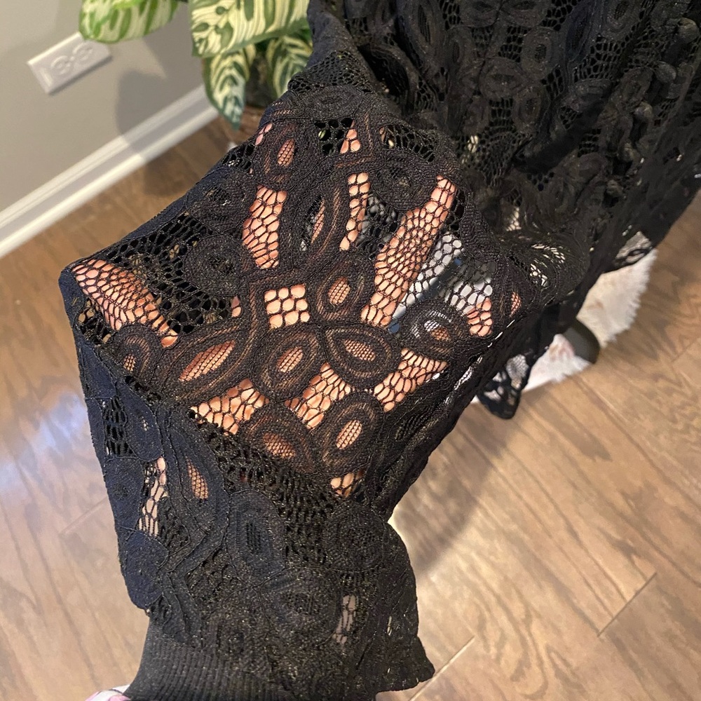 ✨Francesca (NWOT)Alana Button Lace Midi Dress XXS✨ - Picture 6 of 9